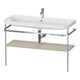 Duravit Meuble vasque Happy D.2 Plus 117,5x49 cm, avec console, 1 trou, taupe mat-1