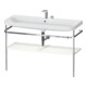 Duravit Meuble vasque Happy D.2 Plus 117,5x49 cm, avec console, 2 trous, blanc brillant-1