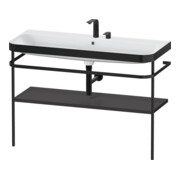 Duravit Meuble vasque Happy D.2 Plus 117,5x49 cm, avec console, 2 trous, gris mat-1