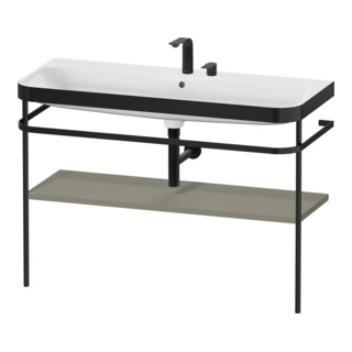 Duravit Meuble vasque Happy D.2 Plus 117,5x49 cm, avec console, 2 trous, mat satiné
