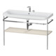 Duravit Meuble vasque Happy D.2 Plus 117,5x49 cm, avec console, 2 trous, taupe mat-1