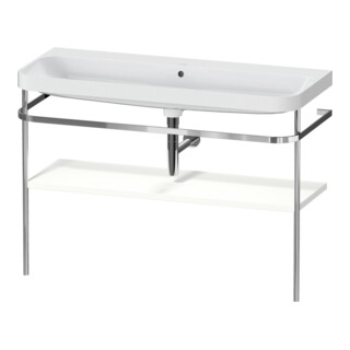 Duravit Meuble vasque Happy D.2 Plus 117,5x49 cm, avec console, sans robinet, blanc mat