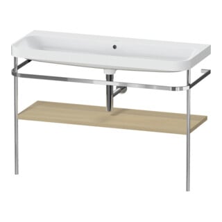 Duravit Meuble vasque Happy D.2 Plus 117,5x49 cm, avec console, sans robinet, méditerranée œuf