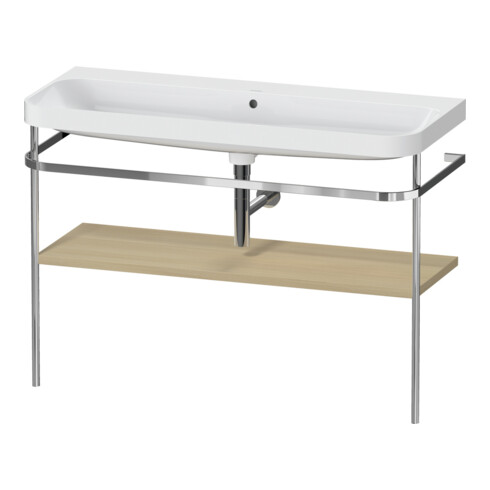 Duravit Meuble vasque Happy D.2 Plus 117,5x49 cm, avec console, sans robinet, méditerranée œuf