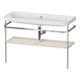 Duravit Meuble vasque Happy D.2 Plus 117,5x49 cm, avec console, sans robinetterie, taupe mat-1
