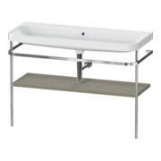 Duravit Meuble vasque Happy D.2 Plus 117,5x49 cm, avec console, sans trop-plein, surface mate satiné