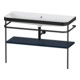 Duravit Meuble vasque Happy D.2 Plus 117,5x49 cm, avec console, sans trou, bleu mat-1