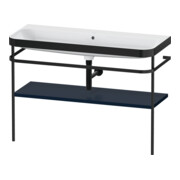 Duravit Meuble vasque Happy D.2 Plus 117,5x49 cm, avec console, sans trou, bleu mat-1