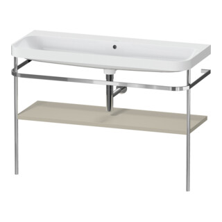Duravit Meuble vasque Happy D.2 Plus 117,5x49 cm, avec console, sans trou, Tau mat satiné