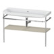 Duravit Meuble vasque Happy D.2 Plus 117,5x49 cm, avec console, sans trou, Tau mat satiné-1