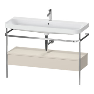 Duravit Meuble vasque Happy D.2 Plus 117,5x49 cm, avec siphon, 1 tiroir, 1 mitigeur, T mat