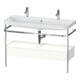 Duravit Meuble vasque Happy D.2 Plus 117,5x49cm, 1 trou, avec console, 1 tiroir, blanc mat-1