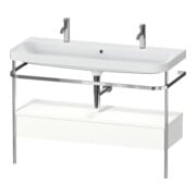 Duravit Meuble vasque Happy D.2 Plus 117,5x49cm, 1 trou, avec console, 1 tiroir, blanc mat