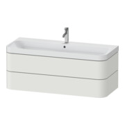 Duravit Meuble vasque Happy D.2 Plus 117,5x49cm, 2 tiroirs, 1 mitigeur, nordique mat