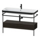 Duravit Meuble vasque Happy D.2 Plus 117,5x49cm, avec console, 1 tiroir, 1 trou robinet, N blanc mat-1