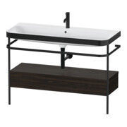 Duravit Meuble vasque Happy D.2 Plus 117,5x49cm, avec console, 1 tiroir, 1 trou robinet, N blanc mat
