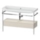 Duravit Meuble vasque Happy D.2 Plus 117,5x49cm, avec console, 1 tiroir, sans trou robinet, mat-1
