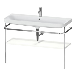 Duravit Meuble vasque Happy D.2 Plus 117,5x49cm, avec console, 1 trou robinet, blanc mat