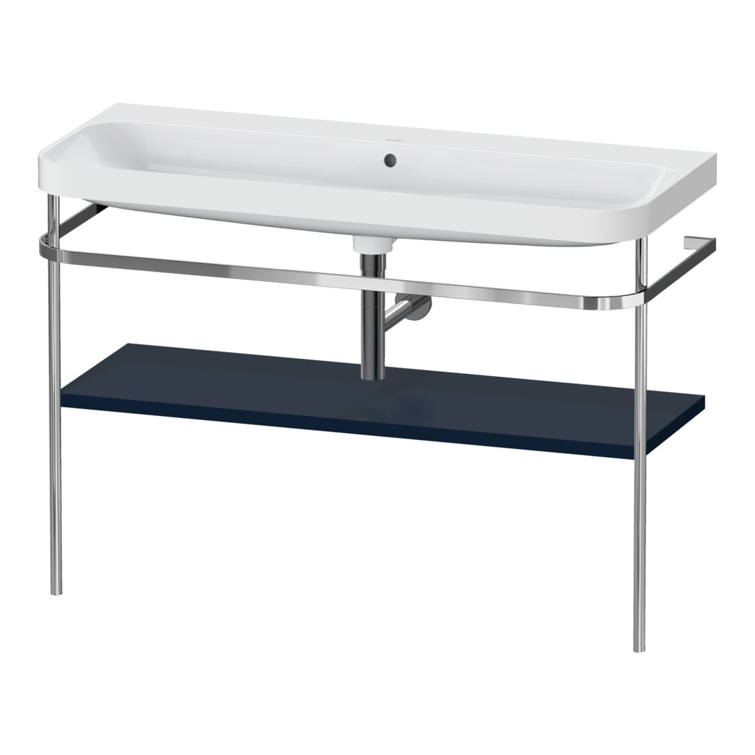 Duravit Meuble vasque Happy D.2 Plus 117,5x49cm, avec console, sans robinetterie, bleu mat