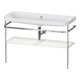 Duravit Meuble vasque Happy D.2 Plus 117,5x49cm, avec console, sans trou robinet, blanc mat-1