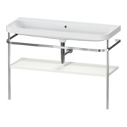 Duravit Meuble vasque Happy D.2 Plus 117,5x49cm, avec console, sans trou robinet, blanc mat