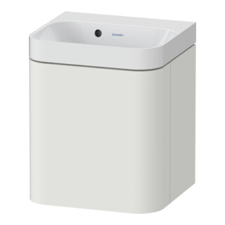 Duravit Meuble vasque Happy D.2 Plus 40x36 cm, 1 T, à droite, Nord weiß mat
