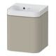 Duravit Meuble vasque Happy D.2 Plus 40x36 cm, 1 T, à gauche, sans trou, Tau satiné-1