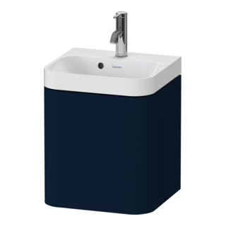 Duravit Meuble vasque Happy D.2 Plus 40x36cm, 1 T, à droite, avec trop-plein, bleu mat