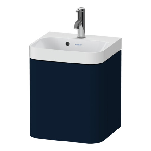 Duravit Meuble vasque Happy D.2 Plus 40x36cm, 1 T, à droite, avec trop-plein, bleu mat