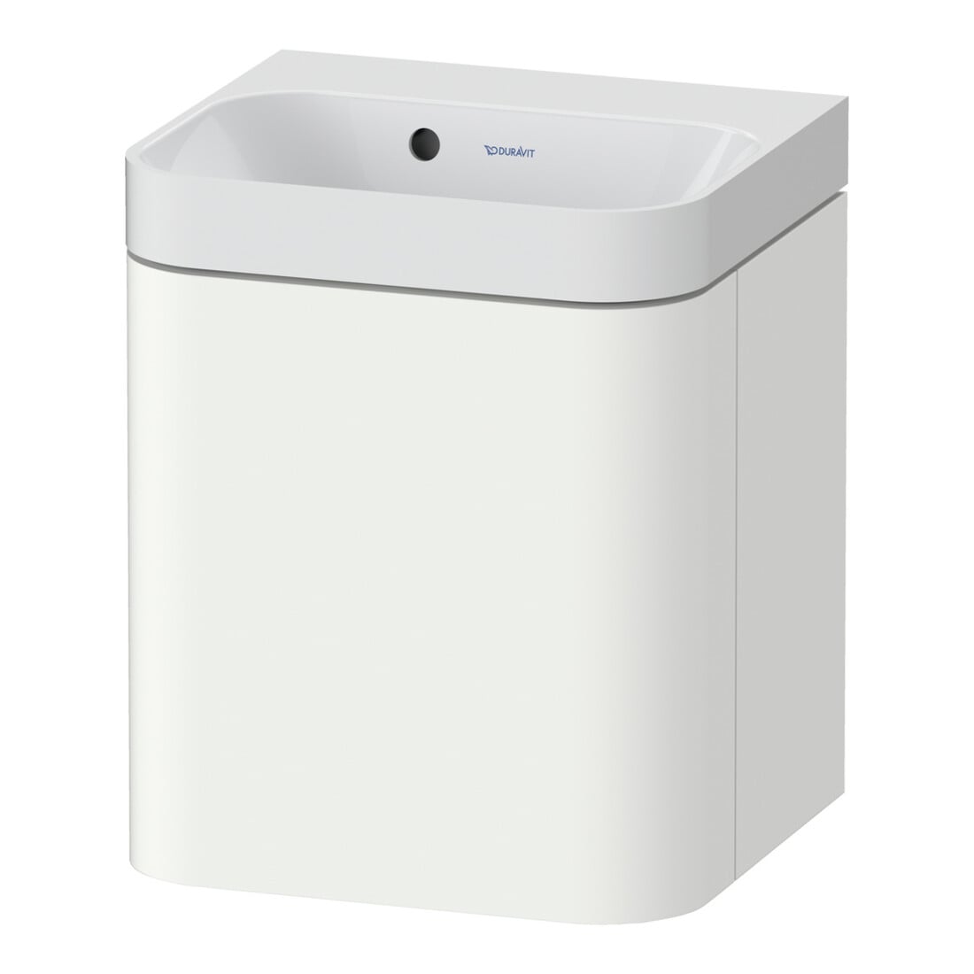 Duravit Meuble vasque Happy D.2 Plus 40x36cm, 1 t., raccord gauche, sans trop-plein, blanc mat