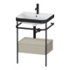 Duravit Meuble vasque Happy D.2 Plus 57,5x49 cm, 1 robinet, plan, 1 tiroir-1