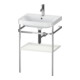 Duravit Meuble vasque Happy D.2 Plus 57,5x49 cm, 1 T, blanc mat, avec console-1