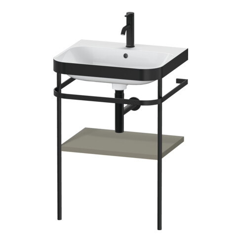 Duravit Meuble vasque Happy D.2 Plus 57,5x49 cm, 1 t-l, st-g s-mat, avec console