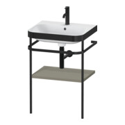 Duravit Meuble vasque Happy D.2 Plus 57,5x49 cm, 1 t-l, st-g s-mat, avec console