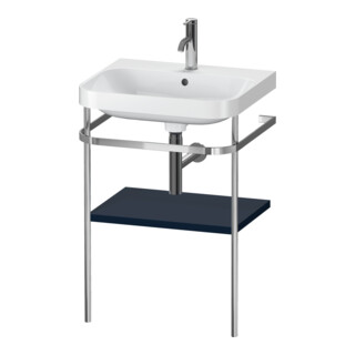Duravit Meuble vasque Happy D.2 Plus 57,5x49 cm, 1 TH, bleu mat, avec console