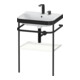 Duravit Meuble vasque Happy D.2 Plus 57,5x49 cm, 2 trous, blanc mat, avec console-1