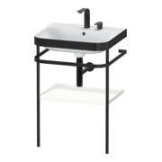 Duravit Meuble vasque Happy D.2 Plus 57,5x49 cm, 2 trous, blanc mat, avec console