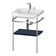 Duravit Meuble vasque Happy D.2 Plus 57,5x49 cm, 2 trous, bleu mat, avec console