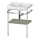 Duravit Meuble vasque Happy D.2 Plus 57,5x49 cm, sans trop-plein, mat, avec console-1