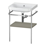 Duravit Meuble vasque Happy D.2 Plus 57,5x49 cm, sans trop-plein, mat, avec console