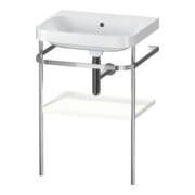 Duravit Meuble vasque Happy D.2 Plus 57,5x49 cm, sans trou, blanc mat, avec console