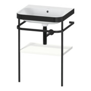 Duravit Meuble vasque Happy D.2 Plus 57,5x49 cm, sans trou, blanc satiné, avec console