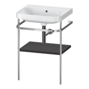 Duravit Meuble vasque Happy D.2 Plus 57,5x49 cm, sans trou, graph mat, avec console