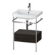 Duravit Meuble vasque Happy D.2 Plus 57,5x49cm, 1 trou, blanc mat, avec console, 1 tiroir-1