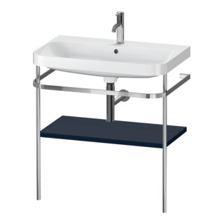 Duravit Meuble vasque Happy D.2 Plus 77,5x49 cm, 1 T, bleu mat, avec console