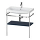 Duravit Meuble vasque Happy D.2 Plus 77,5x49 cm, 1 T, bleu mat, avec console-1
