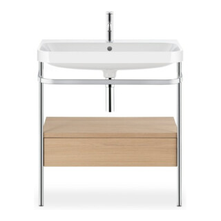 Duravit Meuble vasque Happy D.2 Plus 77,5x49 cm, 1 t, Me E, avec console, 1 tiroir