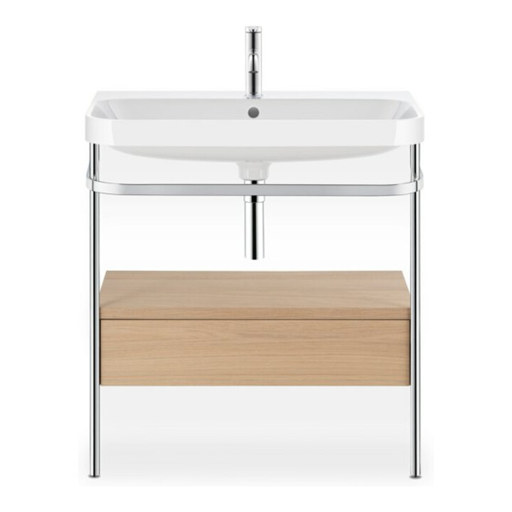 Duravit Meuble vasque Happy D.2 Plus 77,5x49 cm, 1 t, Me E, avec console, 1 tiroir