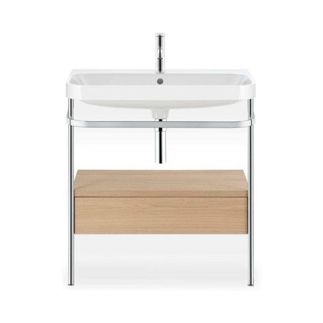 Duravit Meuble vasque Happy D.2 Plus 77,5x49 cm, 1 t, Me E, avec console, 1 tiroir