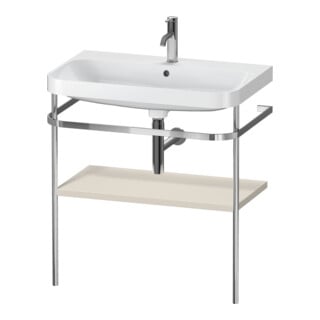 Duravit Meuble vasque Happy D.2 Plus 77,5x49 cm, 1 T, Tau mat, avec console